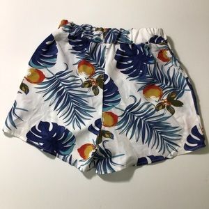 *5 for 25* Shein elastic waist floral shorts